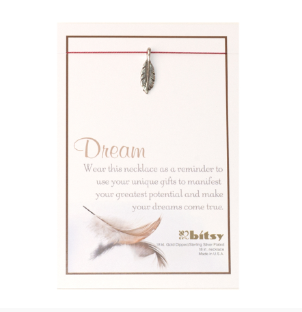 Benjamin Bitsy Dream Silver Charm Necklace 7550DR