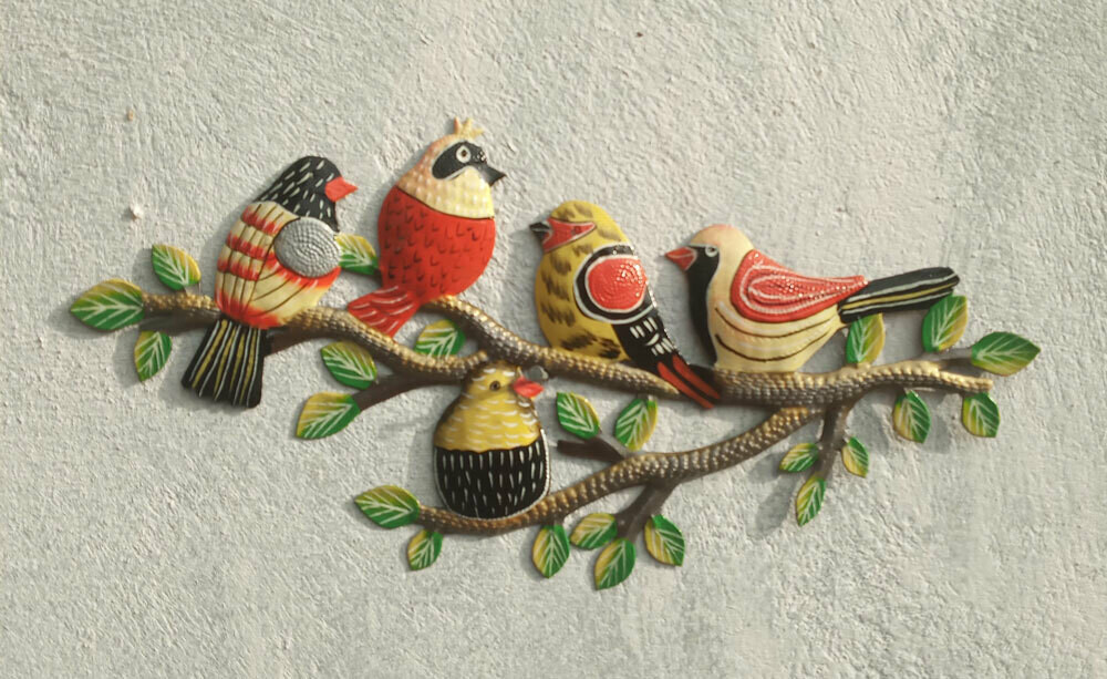 Beyond Borders Painted Chirping Chums 14"x7" SM334