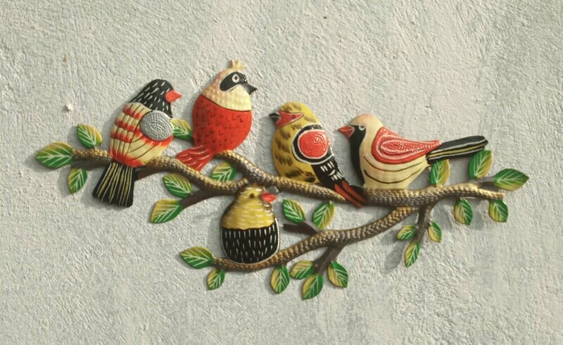 Beyond Borders Painted Chirping Chums 14"x7" SM334