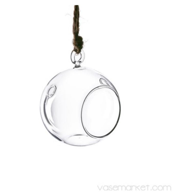 VM Hanging Tealight Candle Holder H-3.5" D-3" GCH101/03