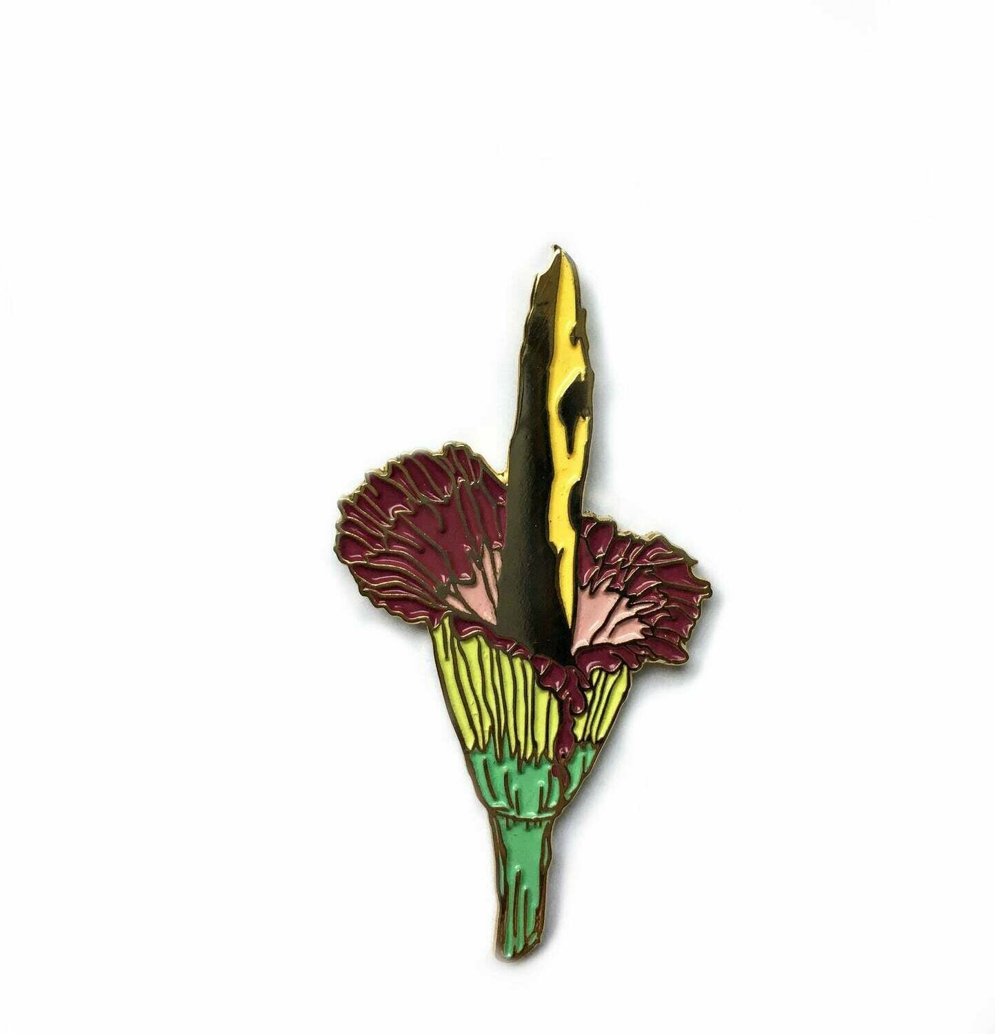 Little Wounds Titan Arum Enamel Pin
