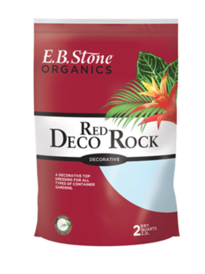 EB Stone Deco Rock Red 2 qt (645)