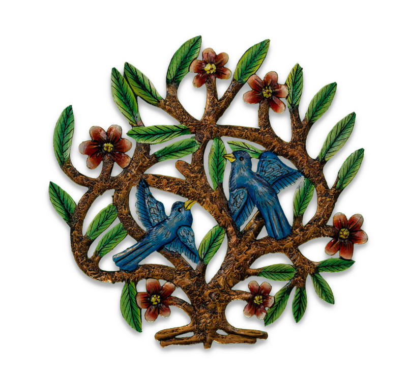 Beyond Borders Painted Impasto Round SM098