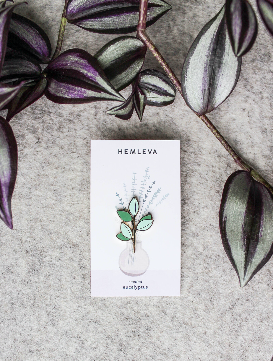 Hemleva Echinacea Pink Flamingo Pin (ECHFTT)