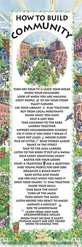 SCW How to Build Community Laminated Poster