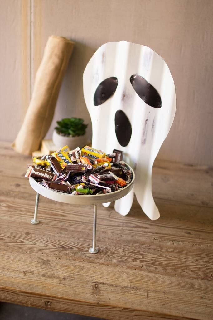 Kalalou Metal Ghost Candy Holder CQ7315 Store The Plant Foundry