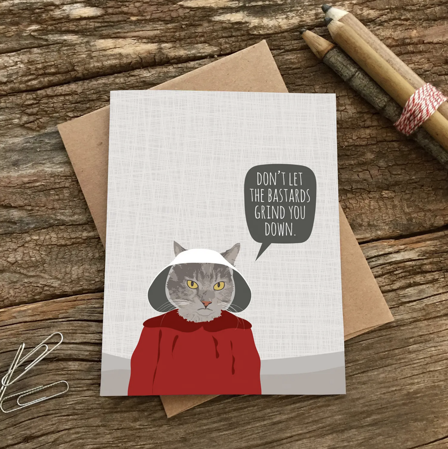 Modern Printed Matter Bastards Grind You Down AD132