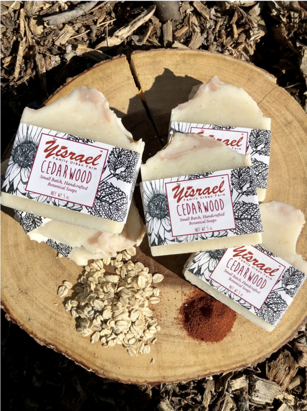 Yisrael Farm Cedarwood/Oatmeal Handcrafted Soap