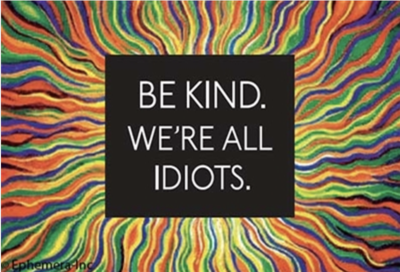 Ephemera Be Kind.  We Are All Idiots Magnets 19677