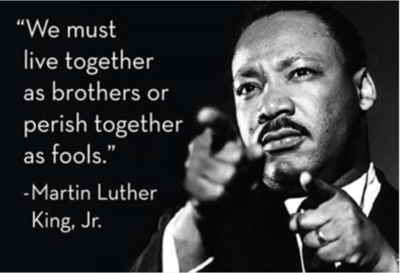 Ephemera We Must Live Together As Brothers - Martin Luther King Jr. 19645