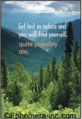 Ephemera Get Lost in Nature Magnet 6502