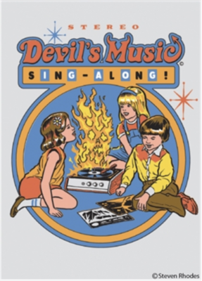 Ephemera Devils Music Sing Along Magnet 19981