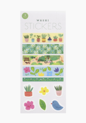GOAW Floral Washi Stickers GWWS005