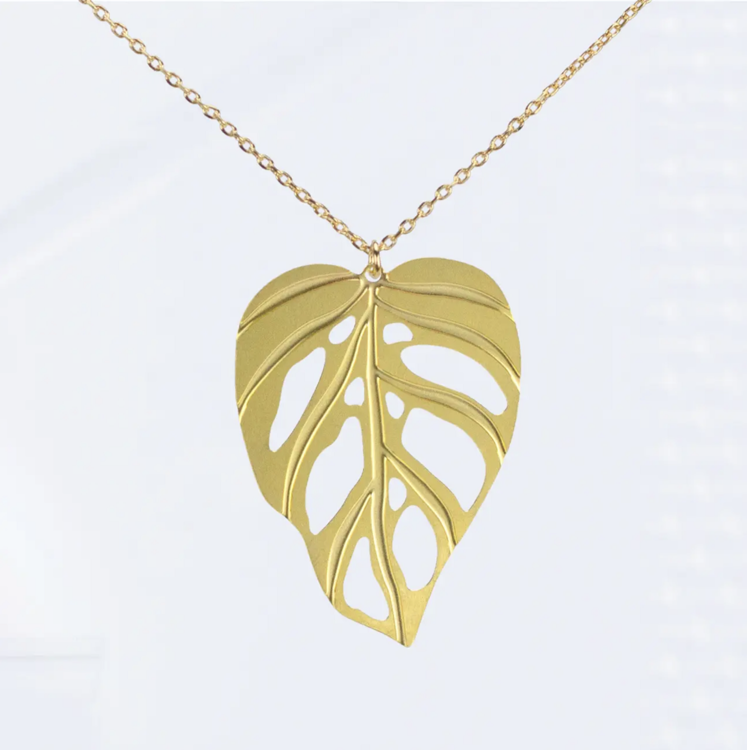 ATLJ Monstera Adansonii Necklace