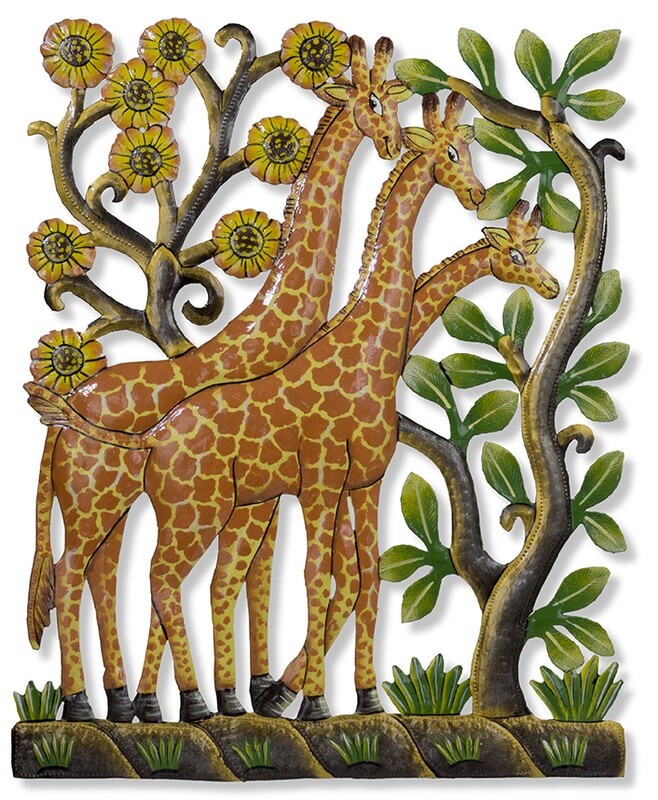 Beyond Borders Painted Giraffe Tower REC990