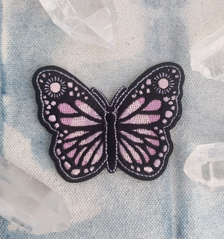 Wildflower Co Butterfly Patch - Lilac