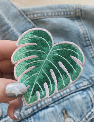 Wildflower Co Waves Collection - Monstera Leaf Patch