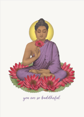 PFD You Are So Buddhaful 5x7 Card C-YAB