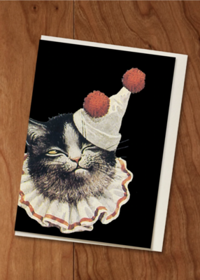 PFD Clown Cat Mini Card MI-CC