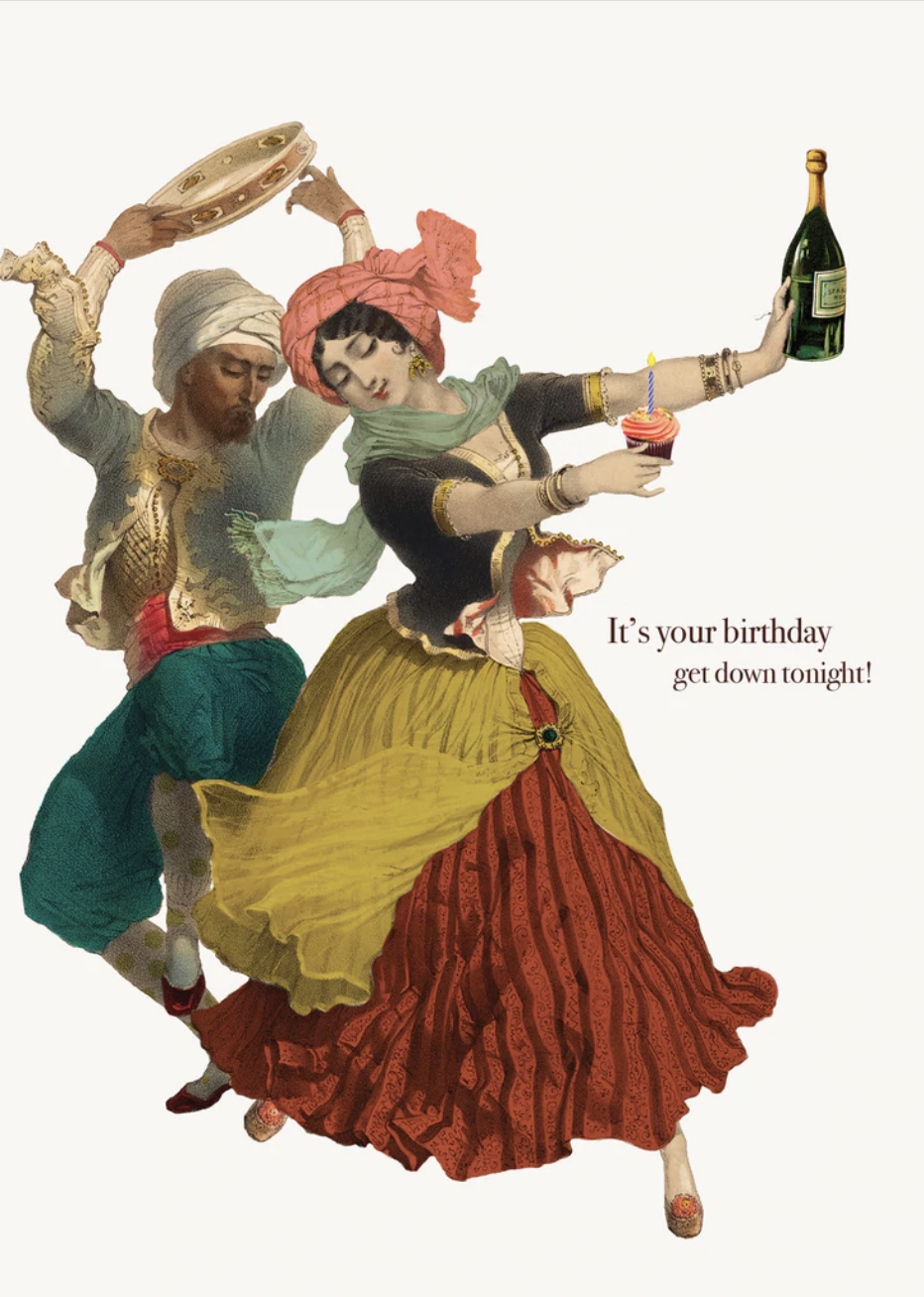 PFD It's Your Birthday Get Down Tonight 5x7 Card C-IYBG