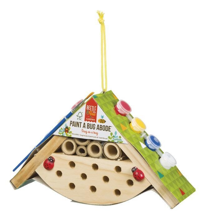 Toysmith Beetle & Bee Paint A Bug Abode 2348