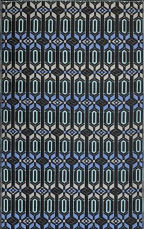 Mad Mats Moroccan Dark Periwinkle 4'x6' (21388)