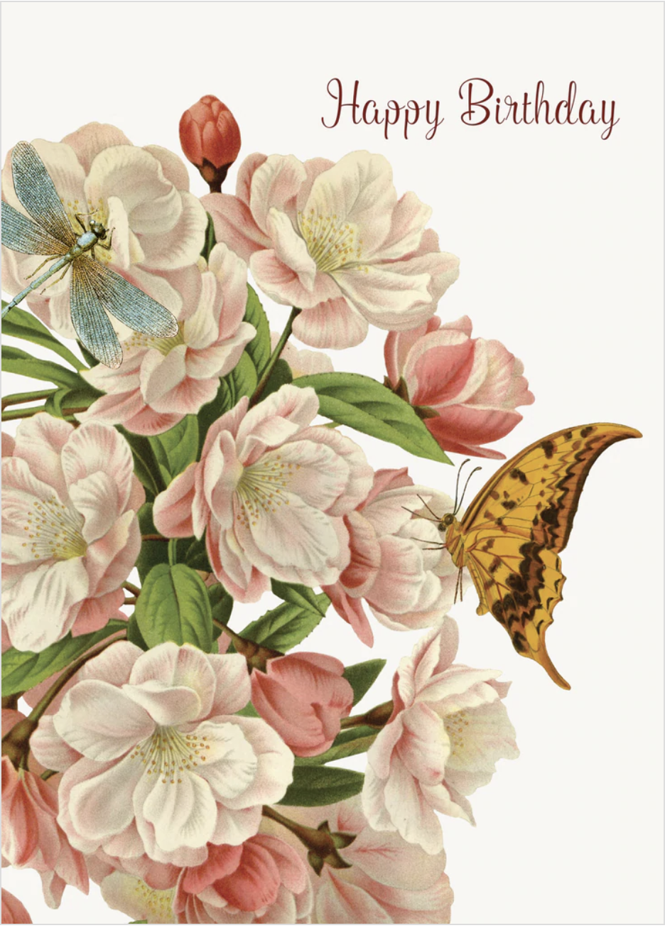 PFD Happy Birthday (Dragonfly) 5x7 Card C-HBD