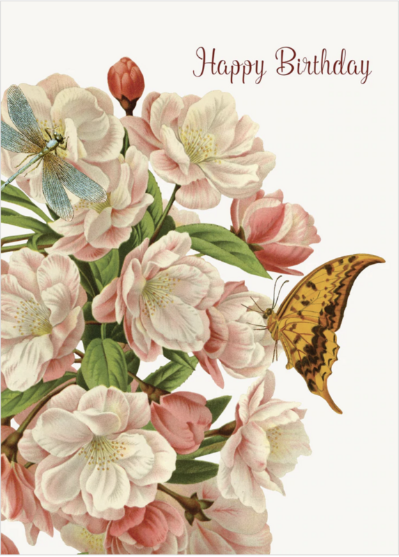 PFD Happy Birthday (Dragonfly) 5x7 Card C-HBD