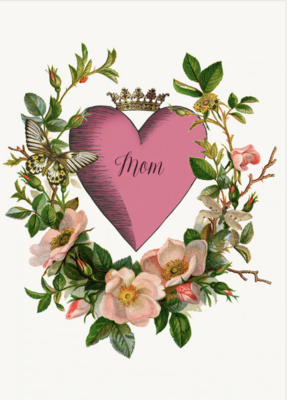 PFD Mom Heart 5x7 Card C-MH
