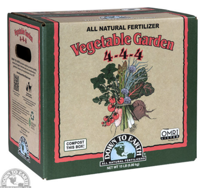 DTE Vegetable Garden 4-4-4 15 LB 15854