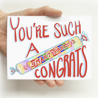 DDF You're Such a Smartypants Graduation Card GD-0102