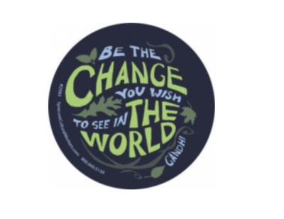 SCW Change the World Sticker 2582