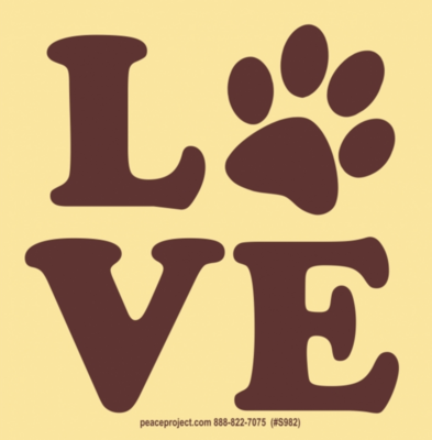 SCW Love Paw Sticker 3539