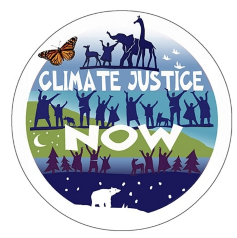 SCW Climate Justice Now Sticker 2564