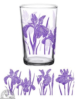 DTE Vintage Iris Juice Glass 37936