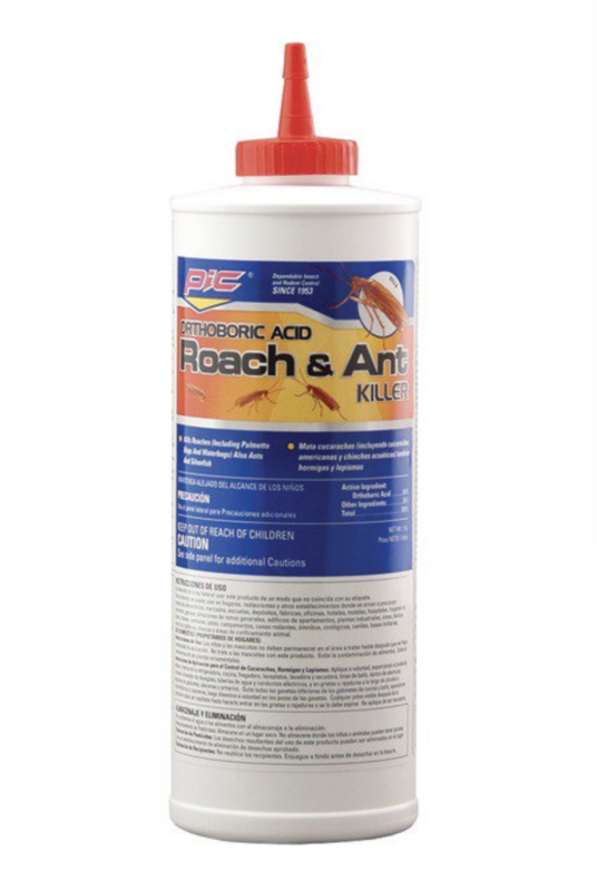 PIC Boric Acid Roach Killer 16oz 