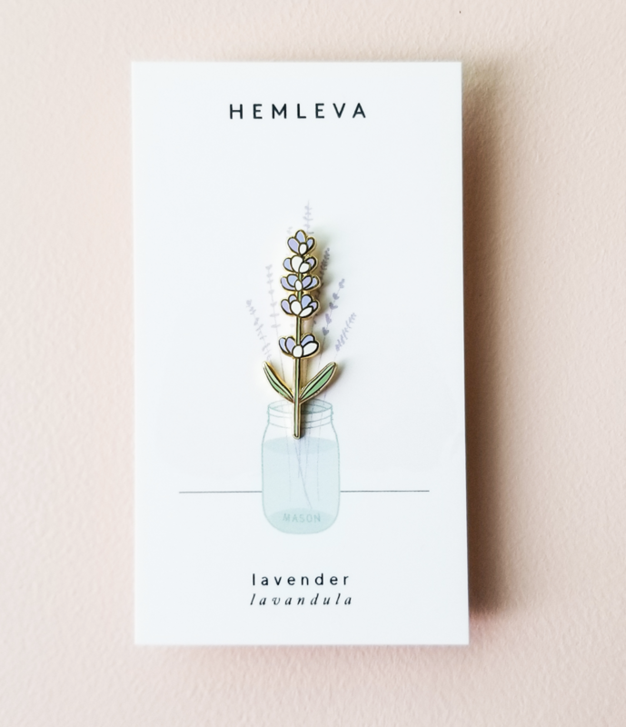 Hemleva Lavender Pin (LATT)