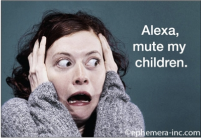 Ephemera Alexa, Mute My Children Magnet 19433