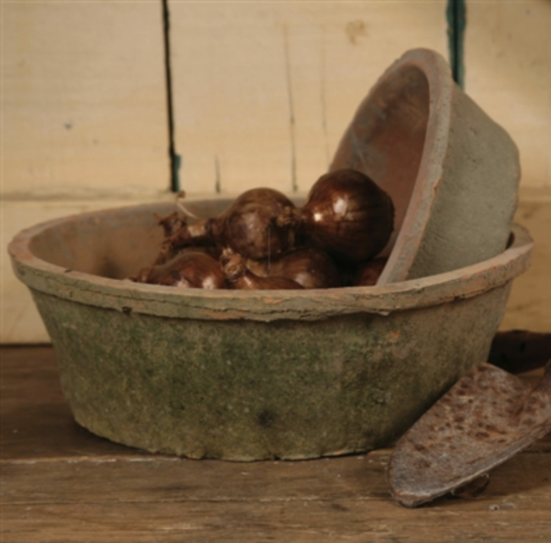 Homart Rustic Terra Cotta Bulb Pot Antique Red 