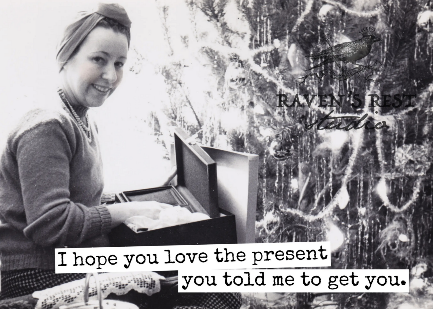 RRS I Hope You Love The Present You Told Me Card (c75)