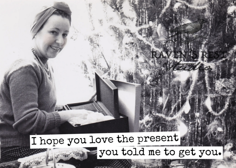 RRS I Hope You Love The Present You Told Me Card (c75)