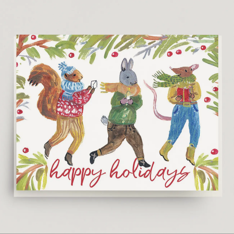 Ingrid Press Holiday Animals H-101