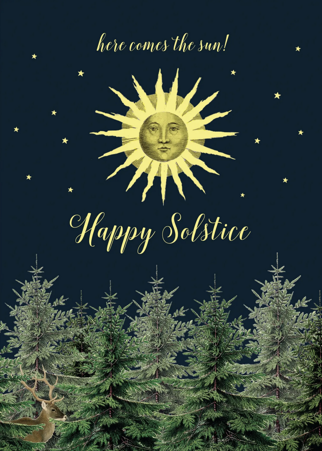 PFD Happy Solstice 5x7 Card HC-HS 