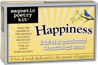 Magnetic Poetry Happiness (3122)