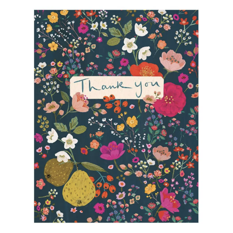 Studio Eleven Pear Floral Thank You Card (No SRP) VB022U-C