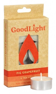 DTE Goodlight Fig/Grapefruit T-Light 6pk 10899