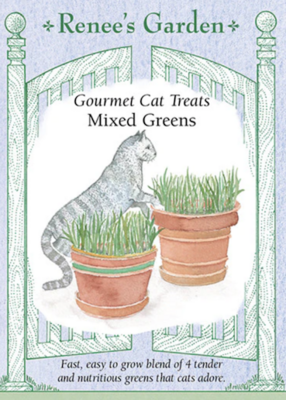 Renee's Cat Treats Gourmet Mixed Greens 5316
