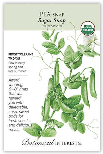 BI Pea Snap Sugar Snap Org 3089
