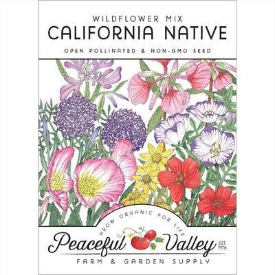 PV Wildflower Mix California Native Org SWF708