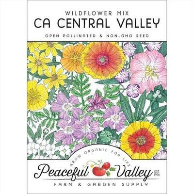PV Wildflower Mix California Central Valley Org SWF711